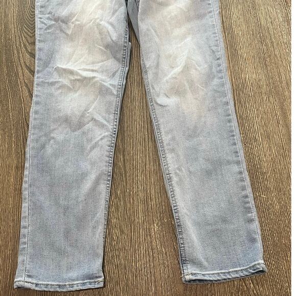 Vintage X American Weekend Crop Jeans Mid Rise Denim Light Wash Blue Size 4/27 - Picture 2 of 12
